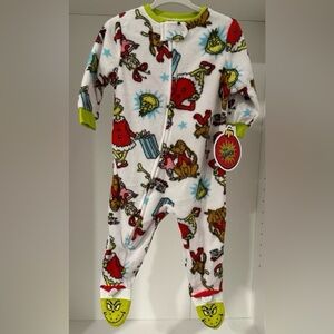 Grinch baby pajama/sleeper
